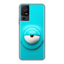 Силиконовые Чехлы (смешные стикеры) для TCL 40 SE – Одноглазик