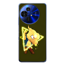 Бампер (ТПУ) з принтом Brawl Stars на TCL 50 НxtPaper (Ворон)