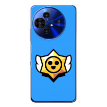 Бампер (ТПУ) з принтом Brawl Stars на TCL 50 НxtPaper (Значок)