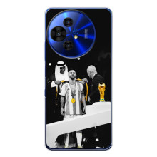 Чехлы для TCL 50 NxtPaper (Leo чемпион) (AlphaPrint) (Месси в накидке)