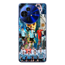 Чехлы Месси для TCL 50 NxtPaper (AlphaPrint) (Аргентина Месси)