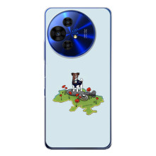 Чехлы с картинкой собаки Патрон для TCL 50 NxtPaper (AlphaPrint) (Сапер Пес)