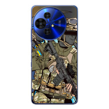 Чехлы с картинкой ЗСУ для TCL 50 NxtPaper (AlphaPrint) (Воин ВСУ)