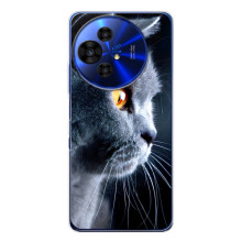 Чохли з Котиками для TCL 50 NxtPaper (VPrint) (Сірий Кіт)