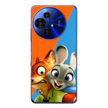 Чехлы ЗВЕРОПОЛИС для TCL 50 NxtPaper (Ник и Хопс)