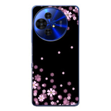 Чохол для ТЕСІ 50 НХТПепер - з принтом (Дизайнерські) (AlphaPrint) (Квіти маленькі)