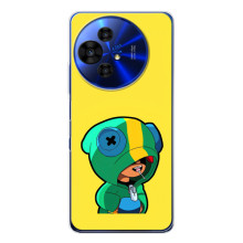 Чехол Бравл Старс для TCL 50 NxtPaper – Леон (LEON)