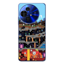 Чохол Майнкрафт на TCL 50 NxtPaper (AlphaPrint) Minecraft – фон Minecraft