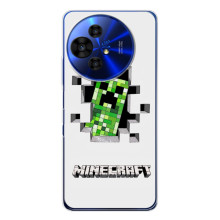 Чохол Майнкрафт на TCL 50 NxtPaper (AlphaPrint) Minecraft – кріпер Майнкрафт
