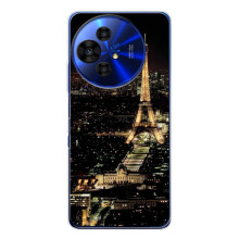 Чехол Эйфелева Башня для TCL 50 NxtPaper - (AlphaPrint) (Ночной Париж)