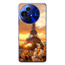 Чехол Эйфелева Башня для TCL 50 NxtPaper - (AlphaPrint) (Солнечная башня)