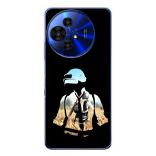 Силиконовый чехол с картинкой "Герой Pubg" на TCL 50 NxtPaper – Пубг мен