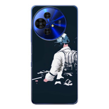 Силиконовый чехол с картинкой "Герой Pubg" на TCL 50 NxtPaper – В экиперовке