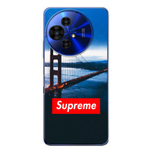 Чехол для TCL 50 NxtPaper с картинкой Supreme (AlphaPrint) – Стиль Supreme