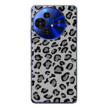 Чехол с леопардовым принтом на TCL 50 NxtPaper – Темный леопрад