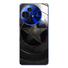 Чехол с Щитом Капитана Америки на TCL 50 NxtPaper – Ретро Щит Капитана