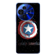 Чехол с Щитом Капитана Америки на TCL 50 NxtPaper – Щит Капитана