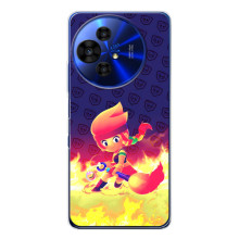 Чохол (ТПУ) з Героями Бравл Старс на TCL 50 NxtPaper (Пенні у вогні)