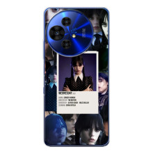 Чехлы Венсдей на TCL 50 NxtPaper Уэнсдей (AlphaPrint) (коллаж Уэнздей)