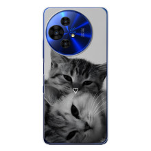 Чохол з малюнком кіт на TCL 50 NxtPaper – Пара котів