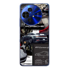 Чохол з авто Порше для TCL 50 NxtPaper – Колаж Порше