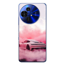 Чохол з авто Порше для TCL 50 NxtPaper – Рожевий Порше