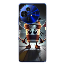 Чохол з мемом Тралалело тралала на TCL 50 NxtPaper – Капучіно асасіно