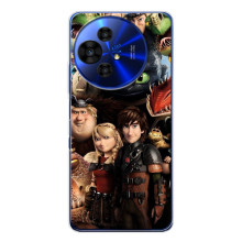 Чохол як приборкати дракона на TCL 50 NxtPaper (Персонажі дракона)