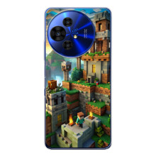 Чохол з картинками Майнкрафт для <td>TCL 50 NxtPaper</td></table> – Місто Майнкрафт