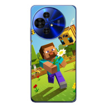 Чохол з картинками Майнкрафт для <td>TCL 50 NxtPaper</td></table> – Персонаж Майнкрафт