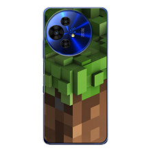 Чохол з картинками Майнкрафт для <td>TCL 50 NxtPaper</td></table> – Піксельний Майнкрафт