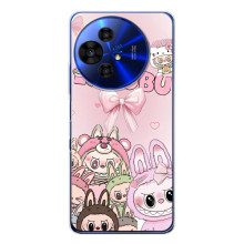 Чохол з принтом Лабубу для TCL 50 NxtPaper – Монстри Лабубу