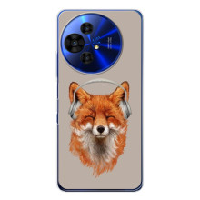 Чохол з принтом лисички <td>TCL 50 NxtPaper</td></table> – Лисиця в навушниках