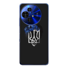 Чохол з українським гербом на TCL 50 NxtPaper – Герб з квіткою