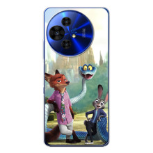 Чохол Зоотрополіс на TCL 50 NxtPaper – Нік Джуді і змія