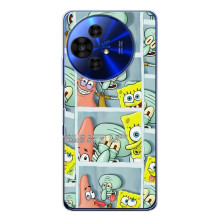 Силиконовый чехол Спанч Боб на ТКЛ 50 НКтПе퍼