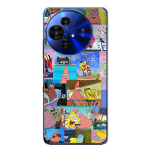 Силиконовый чехол Спанч Боб на ТКЛ 50 НКтПе퍼 – Комиксы Спанч Боб