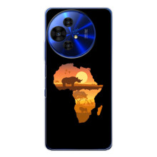 Летний Чехол на TCL 50 NxtPaper (Карта)