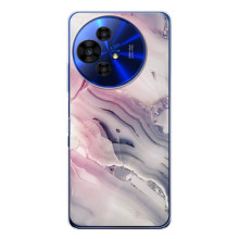 Мраморный чехол на TCL 50 NxtPaper (VPrint) (Пурпурный Мрамор)