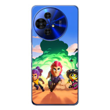 Силиконовый Чехол на TCL 50 NxtPaper с картинкой Brawl Stars (Бравел Старс)