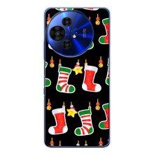 Силіконовий бампер на різдво для TCL 50 NxtPaper (Різдвяні подарунки)