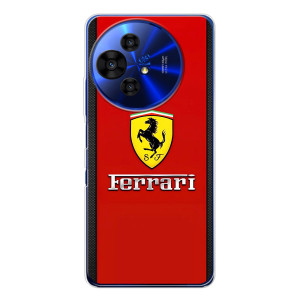 Силіконовий бампер з картинкою машини на TCL 50 NxtPaper (Ferrari Logo)