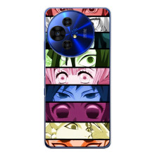 Силиконовые чехлы с глазами Anime для ТКЛ 50 НКтПе퍼 – Глаза Хашира