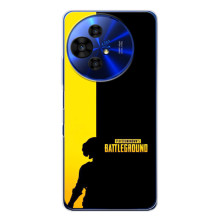 Чехол (TPU) с картинкой "Лого Пабг" на ТКЛ 50 НКтПе퍼 (Battlegrounds)