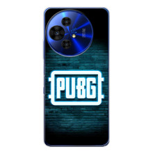 Чехол (TPU) с картинкой "Лого Пабг" на ТКЛ 50 НКтПе퍼 (Лого PUBG)