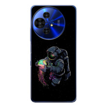 Силиконовый Чехол с принтом "Космонавты" на TCL 50 NxtPaper – В руках земля