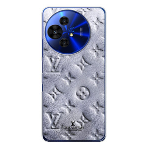 Текстурный Чехол Louis Vuitton для ТКЛ 50 НКтПе퍼 (Белый ЛВ)