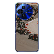 Чохол з принтом Формула 1 на TCL 50 NxtPaper – Боліди на трасі