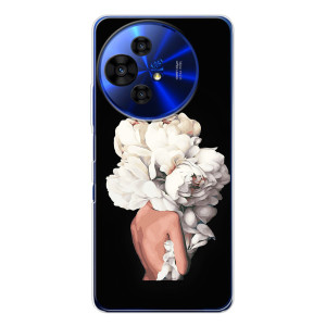 Чехлы (ART) Цветы на TCL 50 Pro NxtPaper (VPrint)