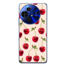 Чехлы с Фруктами для TCL 50 Pro NxtPaper (VPrint) (Вишня)